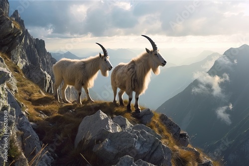 Majestic Mountain Goats