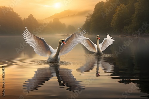 Graceful Swan Lake