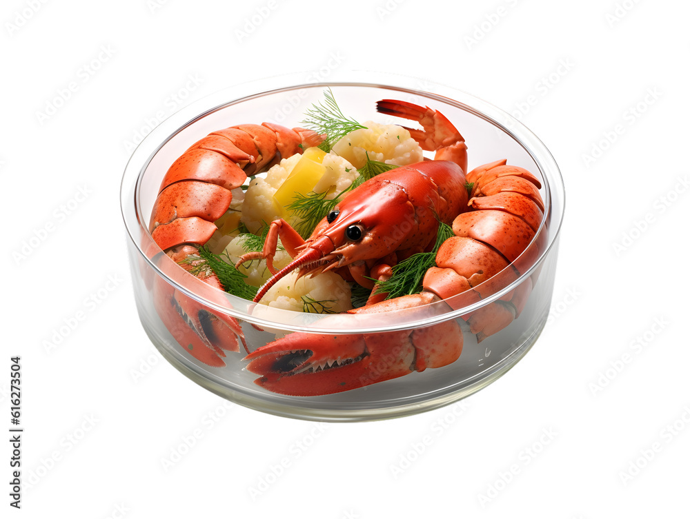 lobster dish on transparent background,PNG, generated AI.
lobster dish on transparent background,PNG, generated AI.