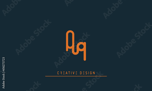 Alphabet letters Modern Creative logo QQ 