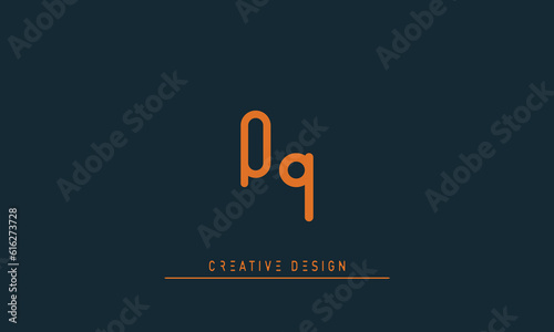 Alphabet letters Modern Creative logo QQ 