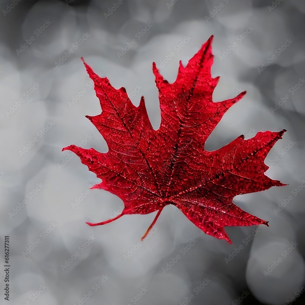 Naklejka premium autumn maple leaf , generative ai