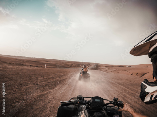 Desert bike ride photo