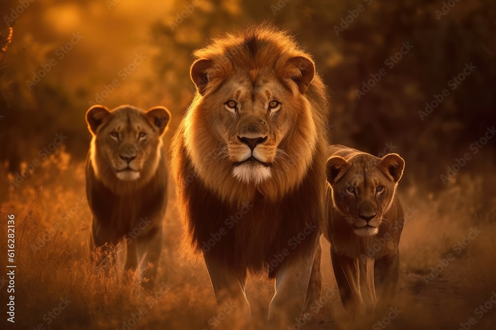 Majestic African Lions Majestic African Lions