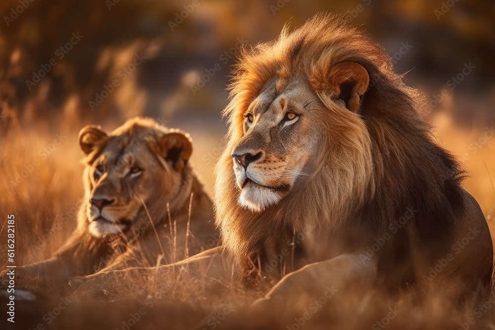 Majestic African Lions Majestic African Lions
