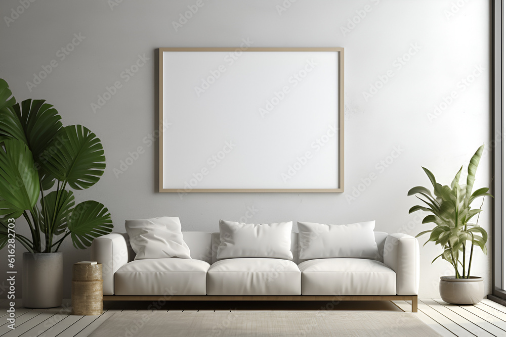 room with a picture frame room with a picture frame
