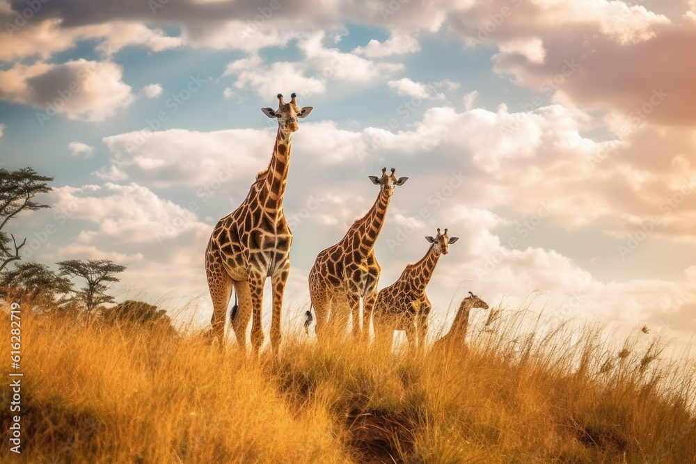 Fototapeta premium Gentle Giants Giraffes