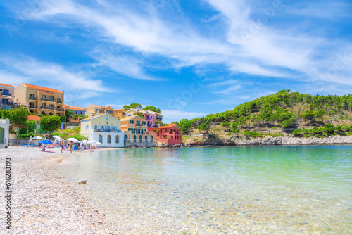 Assos village in Kefalonia, Greece