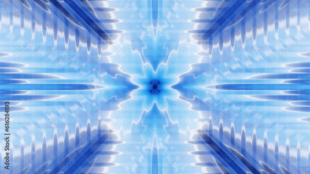 Abstract blue energy light rays loop animation background