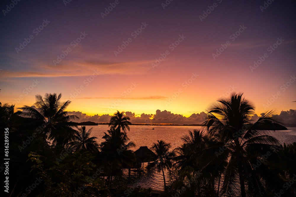 Sunrise in Bora Bora, French Polynesia