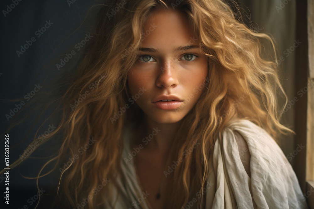 Fototapeta premium Beautiful ai generated women