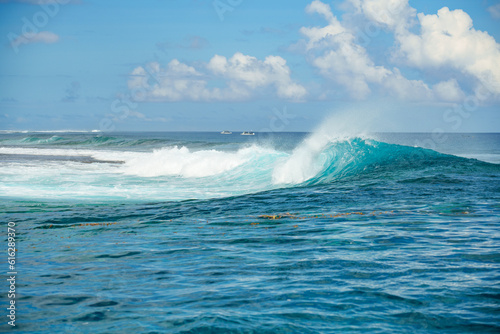 Wave in Bora Bora  French Polynesia
