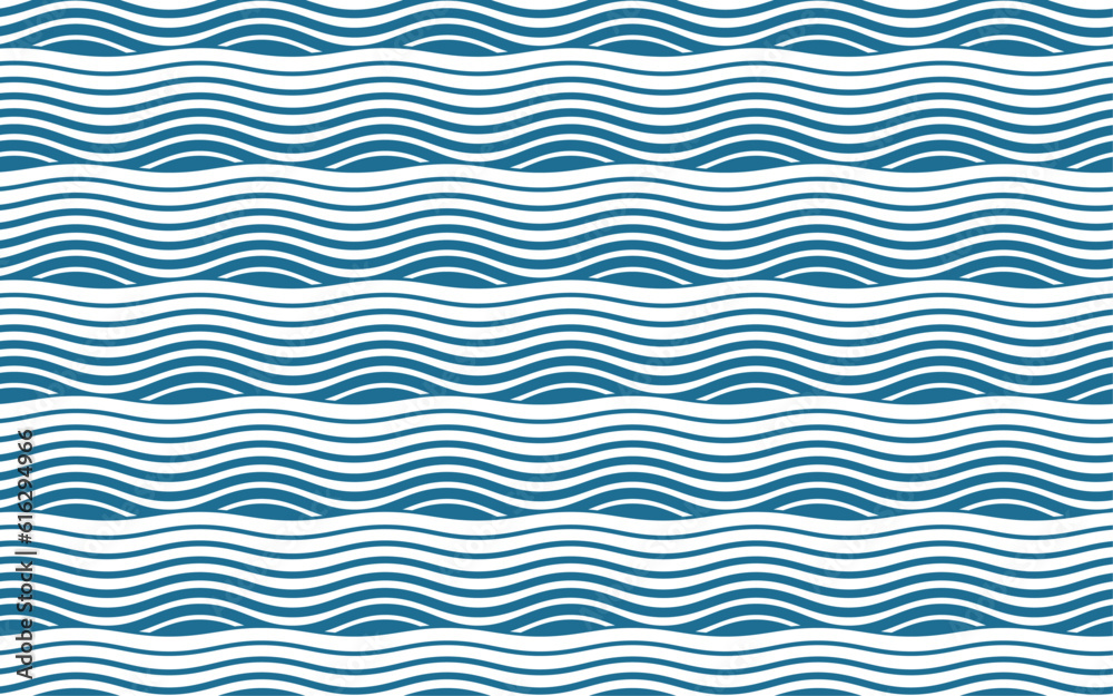 Seamless pattern with waves Seamless pattern with waves