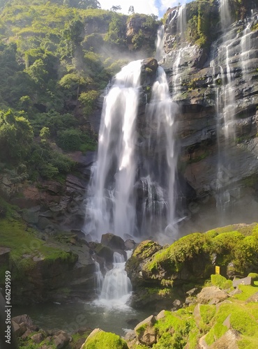 A view near a waterfall