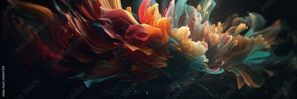 Obraz premium Abstract background, generative AI