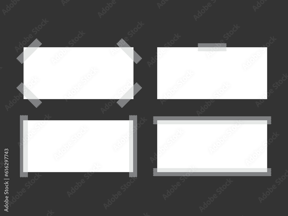 blank notepad template design set blank notepad template design set