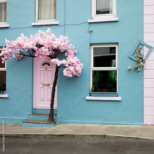 pink door photo