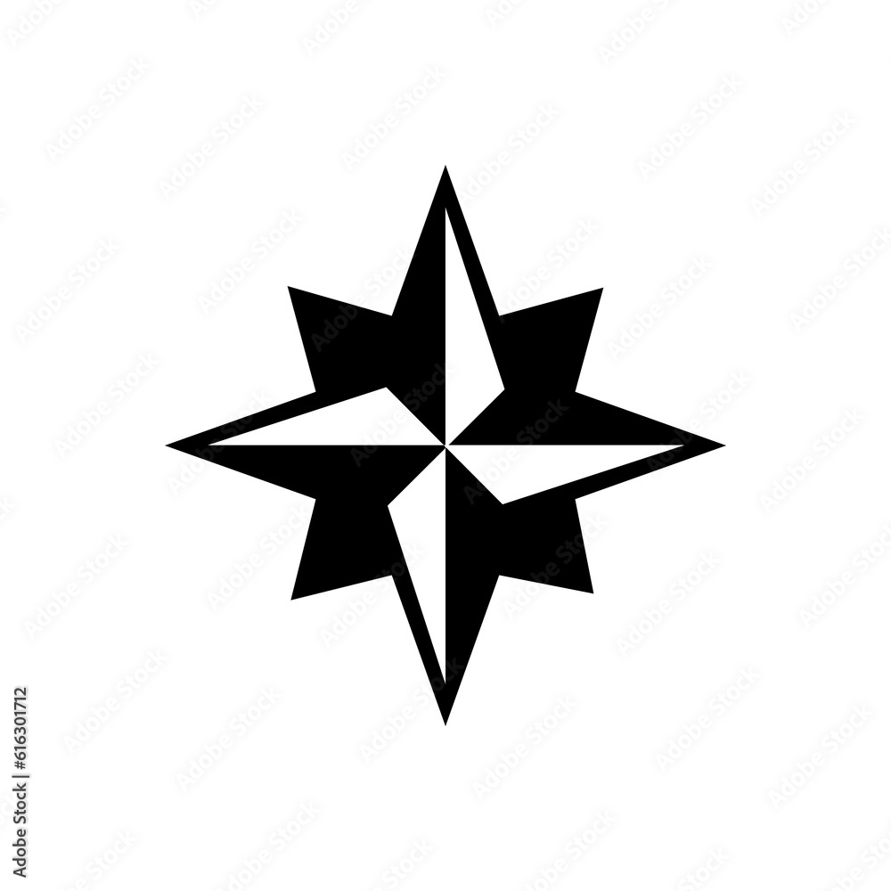 compass icon vector symbol template vector illustration on white background..eps compass icon vector symbol template vector illustration on white background..eps