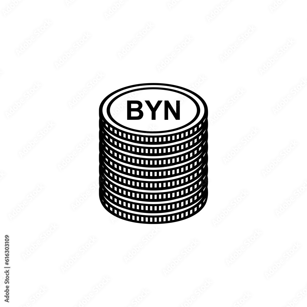 Belarus Currency Symbol, Belarusian Ruble Icon, BYN Sign. Vector Illustration Belarus Currency Symbol, Belarusian Ruble Icon, BYN Sign. Vector Illustration