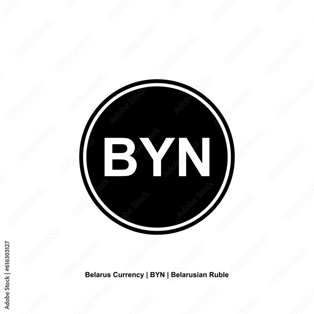 Belarus Currency Symbol, Belarusian Ruble Icon, BYN Sign. Vector Illustration Belarus Currency Symbol, Belarusian Ruble Icon, BYN Sign. Vector Illustration
