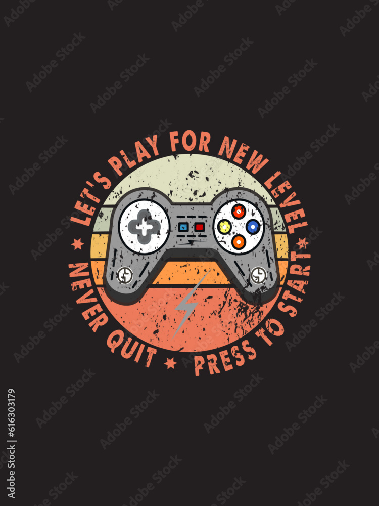 Fototapeta premium video game tshirt