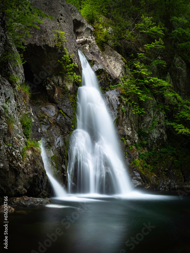 Bash Bish Falls in Mountain Washington  Massachusetts