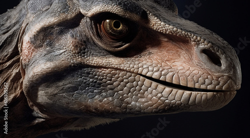 dinosaur head generativa IA