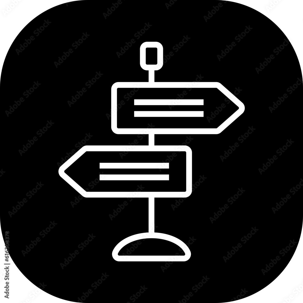 Sign Board Travel and tourism icon with black filled outline style. signpost, billboard, arrow, traffic, way, street, guide. Vector illustration Sign Board Travel and tourism icon with black filled outline style. signpost, billboard, arrow, traffic, way, street, guide. Vector illustration