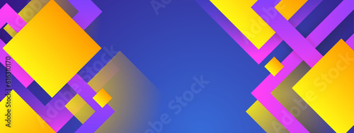 abstract gradient geometric banner