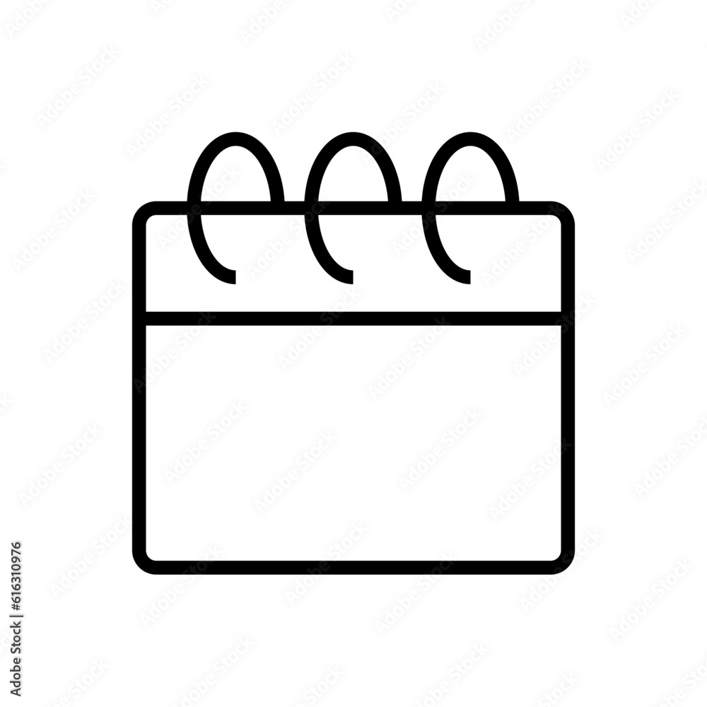 Calendar E Commerce icon with black outline style. time, date, event, month, reminder, page, paper. Vector illustration Calendar E Commerce icon with black outline style. time, date, event, month, reminder, page, paper. Vector illustration