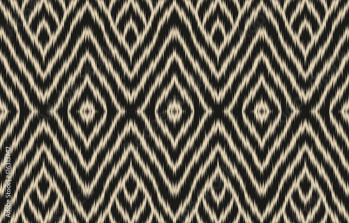 Ethnic abstract ikat art. Aztec ornament print. geometric ethnic pattern seamless  color oriental.  Design for background ,curtain, carpet, wallpaper, clothing, wrapping, Batik, vector illustration.