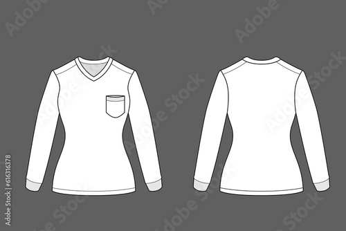 T-shirts Outline to Detailed Vector