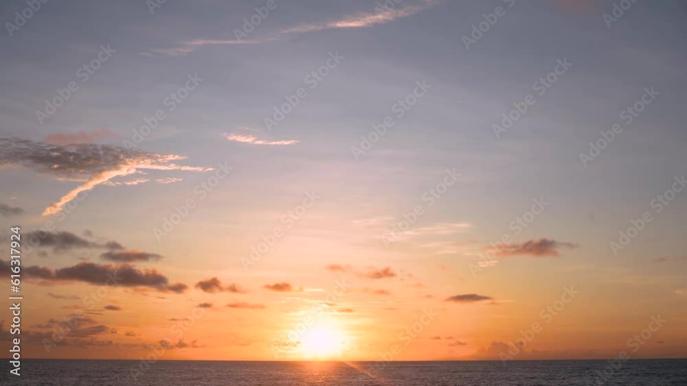 Bright sunset cloudscape on beautiful sunshine with clouds passing, time lapse Bright sunset cloudscape on beautiful sunshine with clouds passing, time lapse