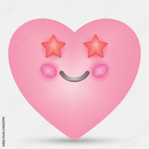 3D Render Pink Heart Icons Pack, Love Pack, Pink Icons, Mesh Icons, Valentines Icon Pack, Valentines