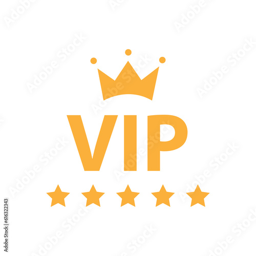 VIP icons. Exclusive vip member, luxury royal logo. Vector illustration Exclusive vip member club icon, on white..eps