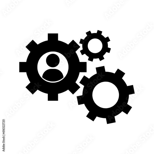 Business Development Icon vector flat illustration on white background..eps