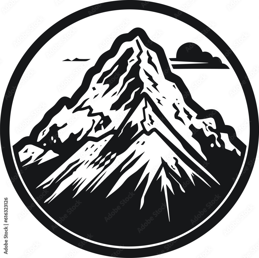 Obraz premium isolated mountain vector