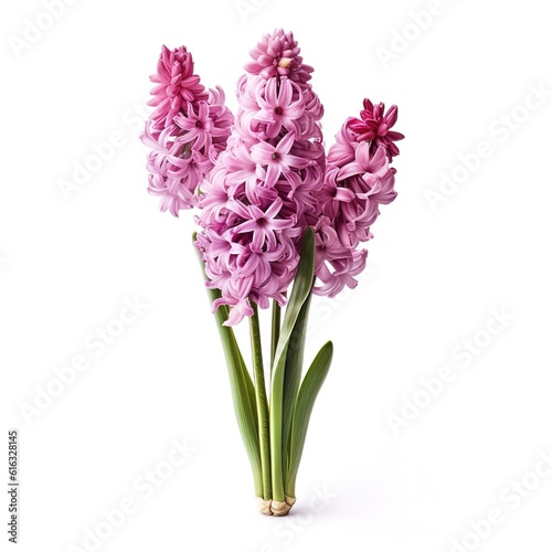 Hyacinth photo on a white background