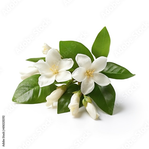 Jasmine photo on a white background