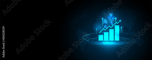 stock market trading investment concept abstract background image