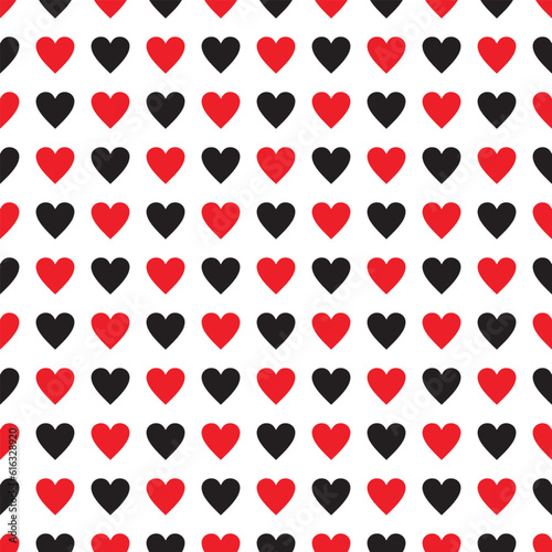 seamless pattern with hearts