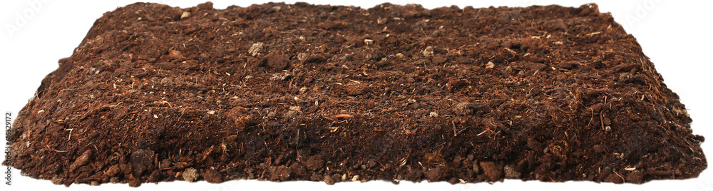 Brown fertile loam for the soil Brown fertile loam for the soil