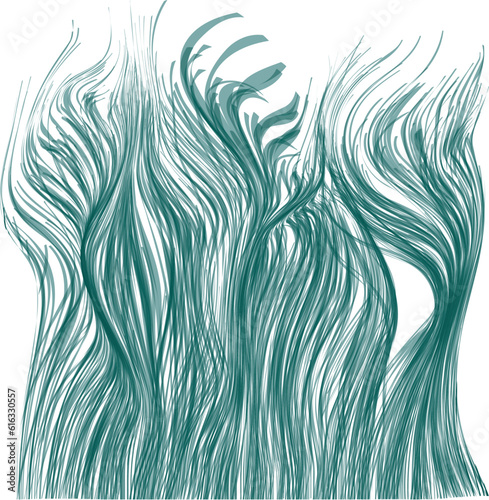 abstract background with algae or grass