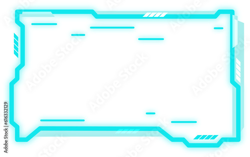 Tech Sci-Fi abstract HUD display futuristic