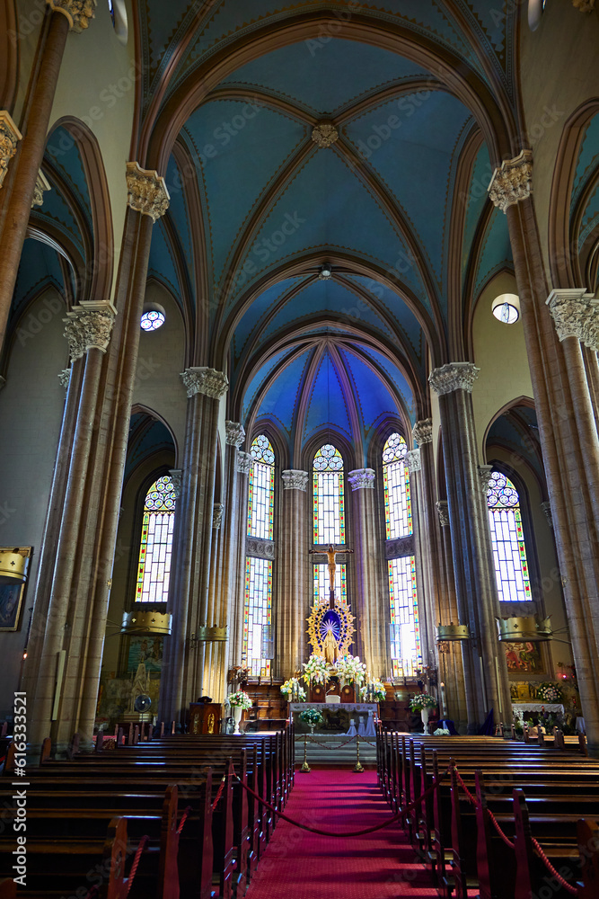 The Church of St. Anthony of Padua in Istanbul. View inside