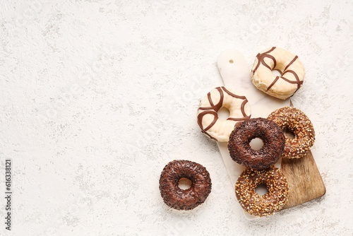 Board with sweet chocolate ...