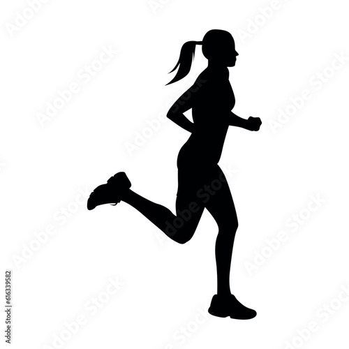 Run silhouette