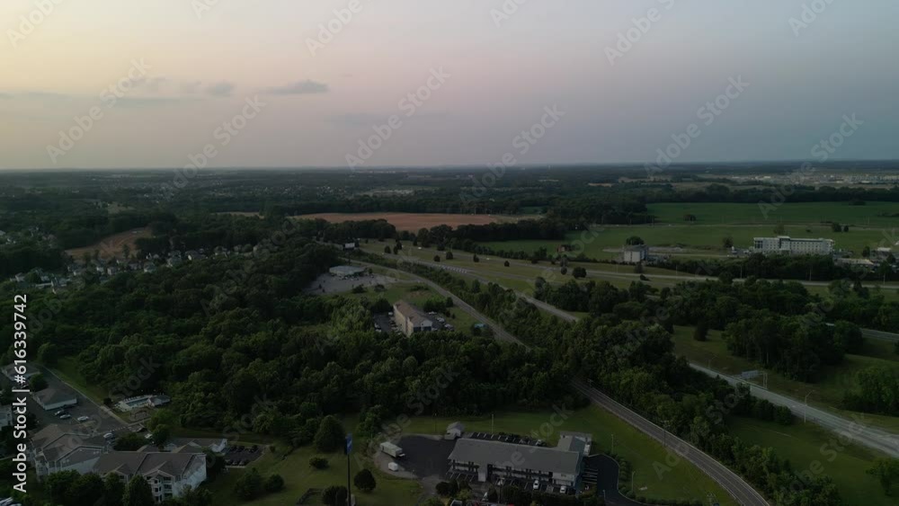 Aerial View of Clarksville Tennessee Aerial View of Clarksville Tennessee