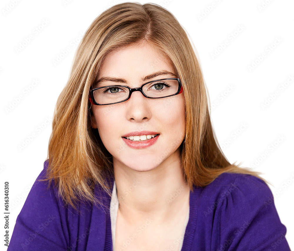 Beauty woman student at the looking at camera Beauty woman student at the looking at camera