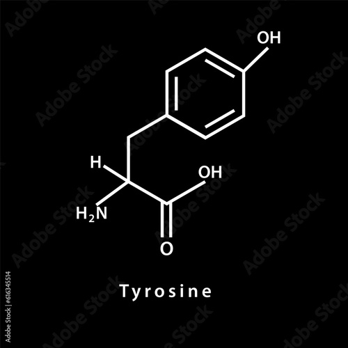 Chemical structure icon vector flat style